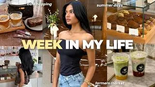 Thumbnail: WEEK IN MY LIFE 🕊️ | morning routine, café hopping, apartment updates, makeup favs & farmers market