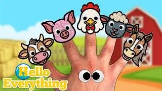Thumbnail: Farm Animals Finger Family | Kids Songs and Nursery Rhymes