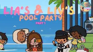Thumbnail: Lia & Liv’s Pool Party! 💦🎉 | Season 2 Ep. 1 | Toca Boca RP (Part 1)