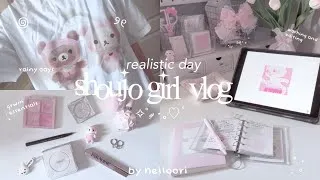 Thumbnail: shoujo girl vlog ୨୧˚- grwm , rainy day , productive day , romanticizing life , slice of life, work