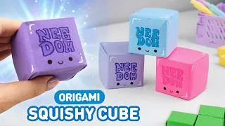 Thumbnail: Оригами NeeDoh Куб из бумаги | Как сделать игрушку-антистресс