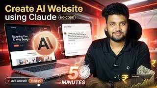 Thumbnail: How to Create a Website Using Claude AI | Complete Guide