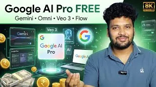 Thumbnail: How to Get Google AI Pro FREE | Gemini, Omni, Veo 3 & Flow AI 🔥