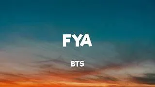 Thumbnail: BTS - FYA (Lyrics)