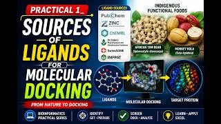 Thumbnail: Practical One: Sources of Ligands for Molecular docking and Bioinformatics Research