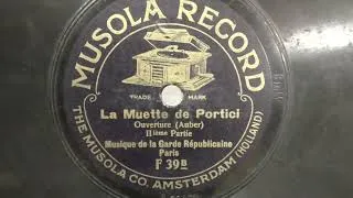 Thumbnail: Musique de la Garde Republicaine: La muette de Portici. Partie 2. (1914).