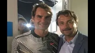Thumbnail: Henri Leconte talking about #RogerFederer, #NovakDjokovic & #KevinAnderesen