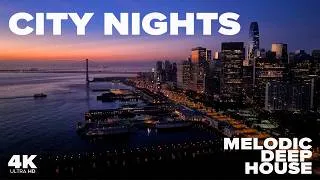 Thumbnail: City Night Lights | Aerial Night Flights Over Miami, L.A. Vegas & San Francisco | Melodic Deep House
