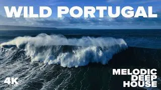 Thumbnail: Wild Portugal Ocean Therapy | Nazaré, Azores, Lagos, Algarve | Melodic Deep House for Your TV