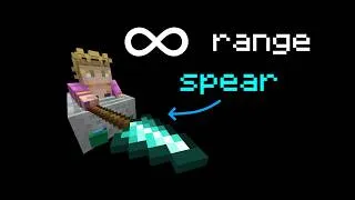 Thumbnail: The spear is funny when used in a minecart | Minecraft