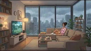 Thumbnail: A Cozy Rainy Day at Home ☁️ | Morning Coffee, Cooking & Relaxing with My Cat