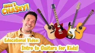 Thumbnail: Here’s Chasey - Intro to Guitars for kids