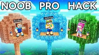 Thumbnail: Minecraft TREE HOUSE NOOB vs PRO vs HACKER...