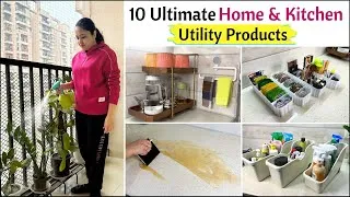 Thumbnail: 10 BRILLIANT Home & Kitchen Utility Products | Smart Tools For Easy Homemaking | Amazon Must Haves