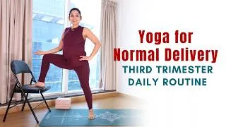 Thumbnail: Third Trimester Prenatal Yoga | Daily Routine To Ease Labor