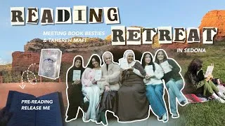 Thumbnail: i went on a reading retreat in sedona & met tahereh mafi 📖🏜️ (reading release me with book besties)