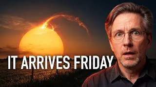 Thumbnail: Something Left the Sun on Tuesday. Earth Finds Out Friday