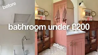Thumbnail: Can I makeover this bathroom for UNDER £150?! | Budget bathroom transformation