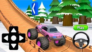 Thumbnail: Play Car Racing Game on Ice Track – Epic Hill Climb and Flips!