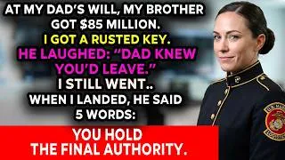 Thumbnail: At the Will Reading, My Brother Got $85 Million—While I Got a Rusted Key… Then 5 Words Changed Every