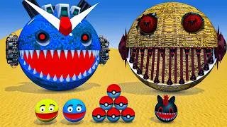 Thumbnail: MS PACMAN & NEW RED PACMAN VS TWO YELLOW MONSTER PACMAN FIGHTING IN POKEMON #2026 EPIC 3D BATTLE !!!