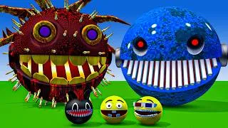Thumbnail: MS PACMAN & NEW RED PACMAN VS TWO YELLOW MONSTER PACMAN FIGHTING IN POKEMON #2026 EPIC 3D BATTLE !!!