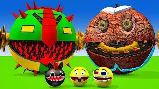 Thumbnail: MS PACMAN & NEW RED PACMAN VS TWO YELLOW MONSTER PACMAN FIGHTING IN POKEMON #2026 EPIC 3D BATTLE !!!