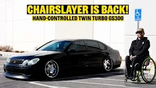 Thumbnail: CHAIRSLAYER IS BACK?! Unprofessionals...? | Twin Turbo SLAMMED GS300
