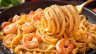 Thumbnail: It’s So Delicious That I Make It Every Day! The Perfect Shrimp Pasta At Home