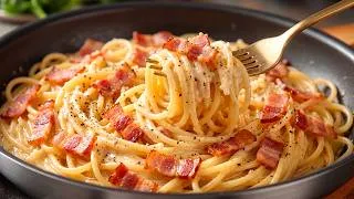 Thumbnail: This American pasta carbonara has everyone going crazy! It's quick, easy, and incredibly delicious!