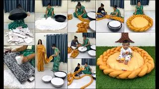Thumbnail: Using waste Thermocol - A Circle of Love for Little Dreams ❤️ Make This Cozy Nest