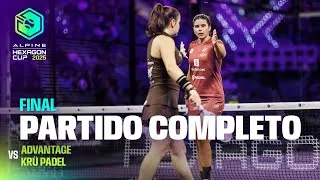 Thumbnail: PARTIDO COMPLETO | Advantage vs Krü Padel femenino | FINAL Hexagon Cup 2026