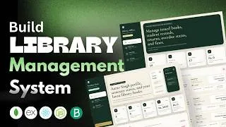 Thumbnail: Build a Library Management System MERN Stack Major Project (2026)