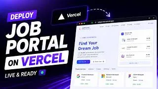 Thumbnail: How to Deploy Job Portal MERN App on Vercel | Full Stack Deployment Guide (2026)
