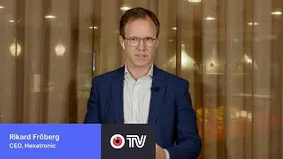 Thumbnail: Hexatronic Group's CEO Rikard Fröberg in an interview about the Interim report Q3, 2025