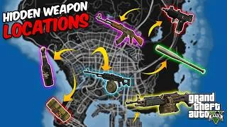 Thumbnail: 20+ Hidden Weapon Locations Every GTA 5 Player Must Know !!