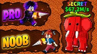 Thumbnail: Going from NOOB to PRO in DRILL BLOCKS FOR BRAINROTS in ROBLOX !!