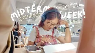Thumbnail: midterm week as an exchange student ☕️📚 | study abroad diaries