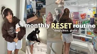 Thumbnail: getting my life together because last month.... yikes | NEW MONTH RESET | cleaning + intentions