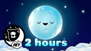 Thumbnail: Hey Bear Bedtime - Lullaby Dreamscape with Mindful Moon - 2hrs - Get to Sleep