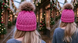 Thumbnail: Crochet Jasmine Stitch Beanie Tutorial