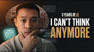 Thumbnail: I Build With AI Every Day. My Brain Is Rotting.