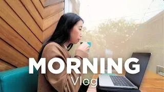 Thumbnail: 6am morning routine ⛅️ WFH, exploring cafes, guest room makeover, new shoes, cozy days in Seattle