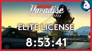 Thumbnail: Burnout Paradise Remastered · Elite License Speedrun in 8:53:41