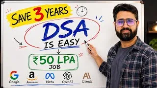 Thumbnail: How I Actually Mastered DSA (Without Solving 1000 Problems)