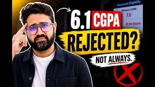 Thumbnail: Low CGPA? Watch This Before Placements.