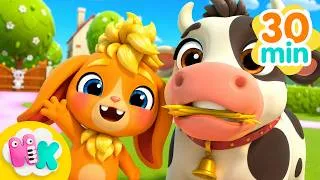 Thumbnail: La Vaca y Mas canciones de animales 🐮🐷🐥 | HeyKids