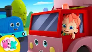 Thumbnail: Sons dos Veículos 🚒 Caminhões para Crianças 🚜 Carros para Crianças | HeyKids em Português