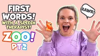 Thumbnail: Learn To Talk with a Speech Therapist - ZOO!! Toddler Learning Baby Learning: First 100 Words Part 2
