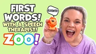 Thumbnail: Learn To Talk with a Speech Therapist - ZOO!! Toddler Learning Baby Learning: First 100 Words Part 1